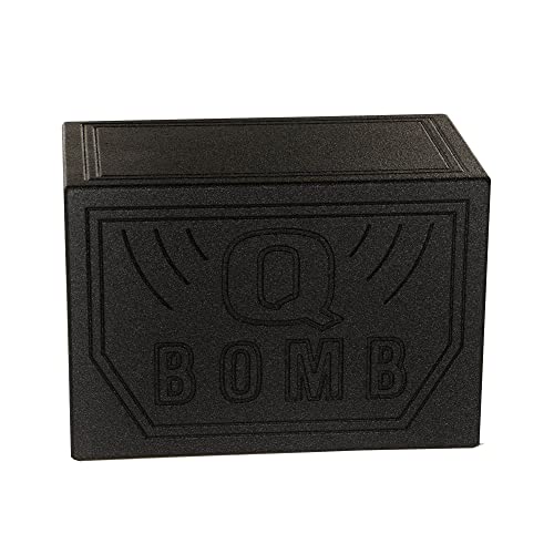 Q Power QBOMB12VL Single 12" Vented Ported Car Subwoofer Sub Box Enclosure QBOMB