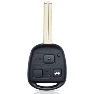 beefunny replacement remote car key fob 4c chip for lexus es300 gs300 is300 1998-2005 hyq1512v short blade  (1)