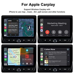 Wireless CarPlay Adapter,Wireless Carplay Dongle,Plug & Play 5GHz WiFi Online Update,Low Latency,Easy to Install,Support Newest iOS 16