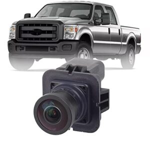 dasbecan rear view backup camera compatible with ford f250 f350 f450 f550 super duty 2013 2014 replaces ec3z-19g490-b parking assist camera