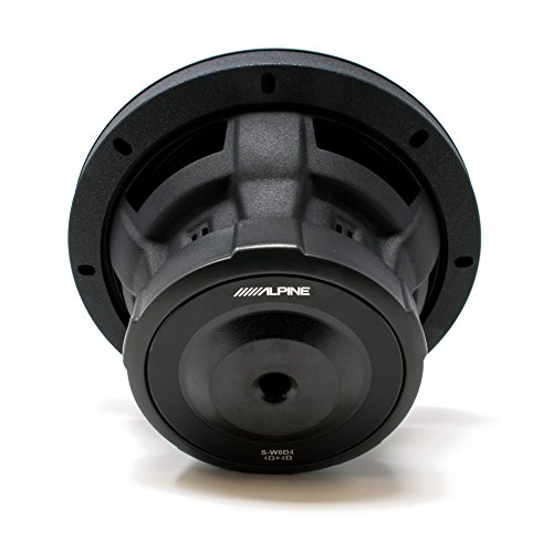 Alpine S-W8D4 8" Dual 4-ohm Component Subwoofer