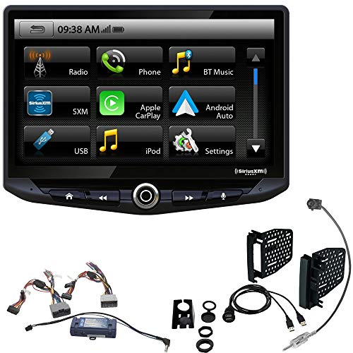 STINGER Wrangler JK (11-18) Radio Replacement Kit Heigh10 10" Infotainment System with Android Auto, CarPlay, Bluetooth, with Dash Kit, Interface, Dual USB Port & Antenna Adapter