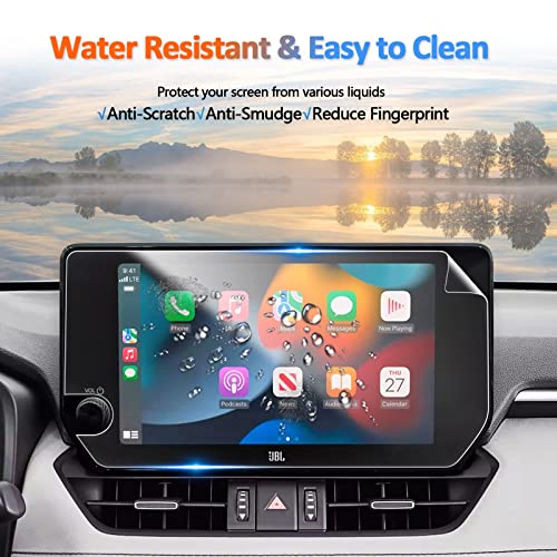 CDEFG for 2023 Toyota RAV4 Screen Protector, 23 RAV4 (XLE Premium, Adventure, TRD Off-Road, Limited)/ Prime XSE/ Hybrid XLE Premium 10.5" Touch Screen Audio Multimedia, Navigation Radio Display Cover Nano Material 2PCS (10.5 Inch)