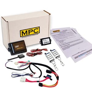 mpc plug & play (2) 4-button remote start keyless entry for 2003-2006 chevrolet silverado 1500, 2500, 3500 – with t-harness