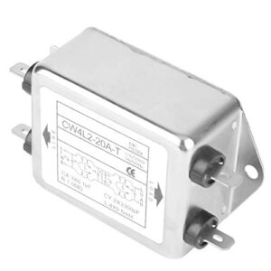 power emi filter 115v/250v 20a 50/60hz noise suppressor ac power line emi filter terminal cw4l2-20a-t