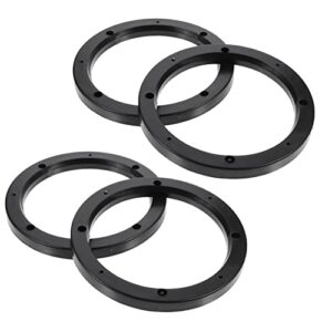 Wakauto 4 Pairs Car Speaker Spacer Adapter Sturdy Speaker Mount Bracket Ring for Car