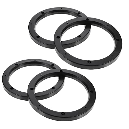 Wakauto 4 Pairs Car Speaker Spacer Adapter Sturdy Speaker Mount Bracket Ring for Car