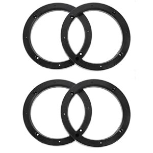 Wakauto 4 Pairs Car Speaker Spacer Adapter Sturdy Speaker Mount Bracket Ring for Car