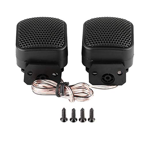 KIMISS 2pcs Car Small Square Speaker Loud for Audio Music Tweeter Loudspeaker 500W + car Stereo tweeters car for Audio Speakers Mini 1 Pair 12v 6.5 Speaker Box Tweeter Speaker Set for Twitter's