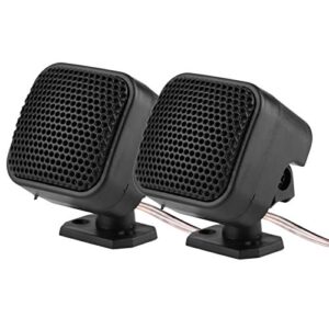 KIMISS 2pcs Car Small Square Speaker Loud for Audio Music Tweeter Loudspeaker 500W + car Stereo tweeters car for Audio Speakers Mini 1 Pair 12v 6.5 Speaker Box Tweeter Speaker Set for Twitter's