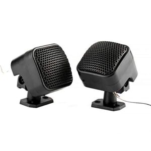 KIMISS 2pcs Car Small Square Speaker Loud for Audio Music Tweeter Loudspeaker 500W + car Stereo tweeters car for Audio Speakers Mini 1 Pair 12v 6.5 Speaker Box Tweeter Speaker Set for Twitter's