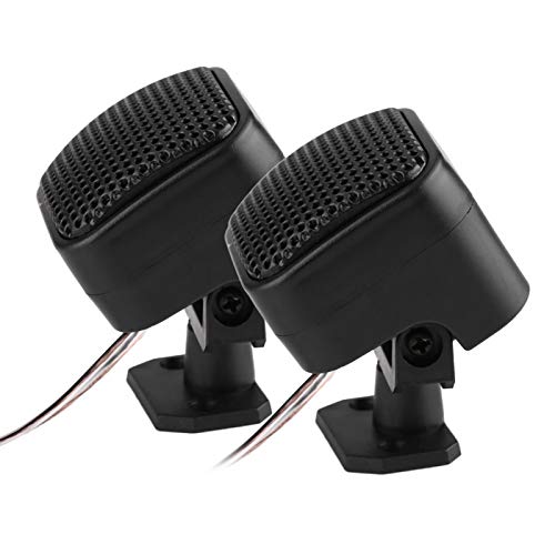 KIMISS 2pcs Car Small Square Speaker Loud for Audio Music Tweeter Loudspeaker 500W + car Stereo tweeters car for Audio Speakers Mini 1 Pair 12v 6.5 Speaker Box Tweeter Speaker Set for Twitter's