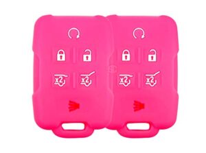 2x new key fob remote silicone cover fit/for select gm vehicles m3n-32337100