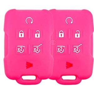 2x New Key Fob Remote Silicone Cover Fit/For Select GM Vehicles M3N-32337100