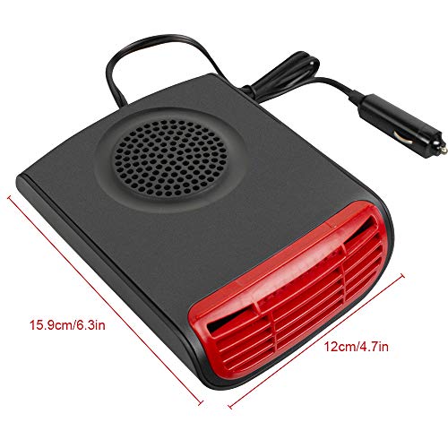 Pevor 3 in1 Portable Car Heater & Cooling & Air Purifier Windshield Defroster Demister 12V 150W