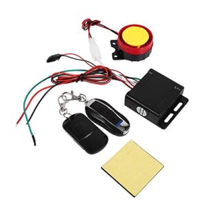 12v universial motorcycle anti-theft security alarm system with double remote control, motorcycle remote control alarm warner anti-theft security burglar alarm system