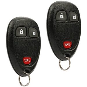 usaremote g-636 car key fob keyless entry remote fits chevy hhr uplander/buick terraza/pontiac montana/saturn relay (15777636), set of 2