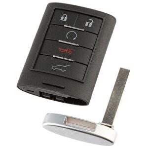 car key fob keyless entry remote fits cadillac srx 2010 2011 2012 2013 2014 2015 (nbg009768t)