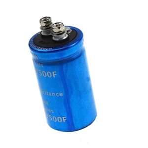 2.7v 500f farad capacitor ultracapacitor 500 capacitance vehicle rectifier low esr super capacitor high frequency for car (2.7v 500f bolt type)