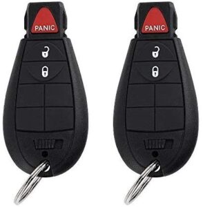 key fob compatible for 2008-2012 dodge challenger,2008-2010 dodge charger keyless entry remote car key fob replacement for m3n5wy783x iyz-c01c