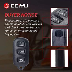 cciyu 1PC 4 Buttons Keyless Entry Remote flip key for Toyota Avalon/ 4Runner/ Sequoia 314.4MHZ HYQ1512Y HYQ1512P HYQ12BBX HYQ12BAN 89742-35021 89742-35050 89742-0C010-C