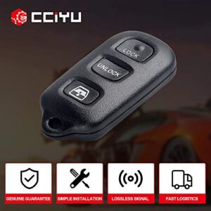 cciyu 1PC 4 Buttons Keyless Entry Remote flip key for Toyota Avalon/ 4Runner/ Sequoia 314.4MHZ HYQ1512Y HYQ1512P HYQ12BBX HYQ12BAN 89742-35021 89742-35050 89742-0C010-C