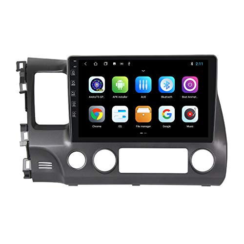 MekedeTech Andorid 11 System Car Radio for Honda Civic 2006 2007 2008 2009 2010 2011 Car Stereo 10 inch Touch Screen2G RAM 32G ROM Autoradio with BT WiFi Mirror Navigation Head Unit