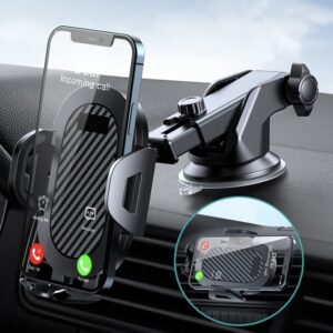 Universal Car Phone Holder ( Super Suction and Stability) Hands Free, Adjustable, for Dashboard ✅ and Windshield ✅