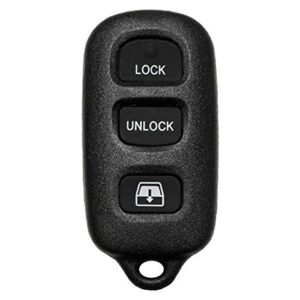 1999 2000 2001 2002 2003 2004 2005 2006 2007 2008 2009 99 00 01 02 03 04 05 06 07 08 09 TOYOTA 4RUNNER 4 BUTTON REMOTE FOB CLICKER KEYLESS ENTRY CASE SHELL & PAD ONLY WITH FREE DISCOUNT KEYLESS GUIDE