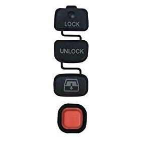 1999 2000 2001 2002 2003 2004 2005 2006 2007 2008 2009 99 00 01 02 03 04 05 06 07 08 09 TOYOTA 4RUNNER 4 BUTTON REMOTE FOB CLICKER KEYLESS ENTRY CASE SHELL & PAD ONLY WITH FREE DISCOUNT KEYLESS GUIDE