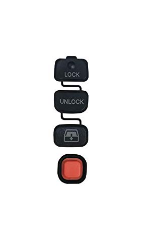 1999 2000 2001 2002 2003 2004 2005 2006 2007 2008 2009 99 00 01 02 03 04 05 06 07 08 09 TOYOTA 4RUNNER 4 BUTTON REMOTE FOB CLICKER KEYLESS ENTRY CASE SHELL & PAD ONLY WITH FREE DISCOUNT KEYLESS GUIDE