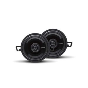 rockford fosgate p132 punch 3.50″ 2-way coaxial full range speakers – black (pair)
