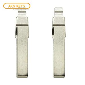 AKS Keys New Flip Key Uncut Blade Blank Key Compatible with Audi and Volswagen VW (2 Pack)