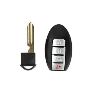 bexkeyless new replacement remote car key fob fits cwtwb1u840 315mhz chip46 nissan 2013-2019 sentra/ 2012-2019 versa