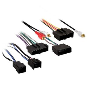 metra electronics 70-1776 radio harness for models w/factory nav and w/o thx plugs in to car harness at radio location radio harness
