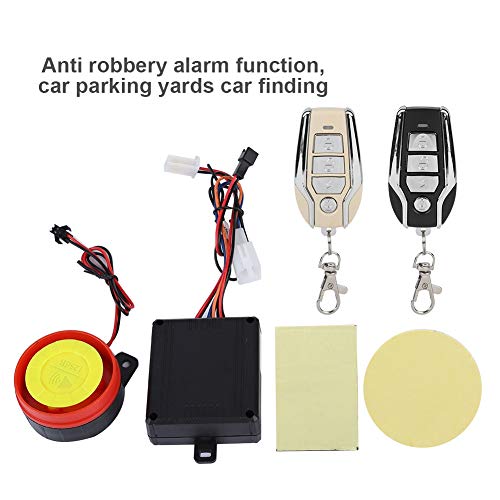 12V Motorcycle Security Kit Alarm System Anti-Hijacking Cutting Off Remote Engine Start Arming Disarming, Electric Bike Anti-Theft Alarm System, Streetcar Security Alarm Remote Control Engine 125dB