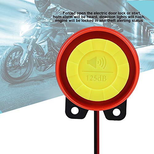 12V Motorcycle Security Kit Alarm System Anti-Hijacking Cutting Off Remote Engine Start Arming Disarming, Electric Bike Anti-Theft Alarm System, Streetcar Security Alarm Remote Control Engine 125dB