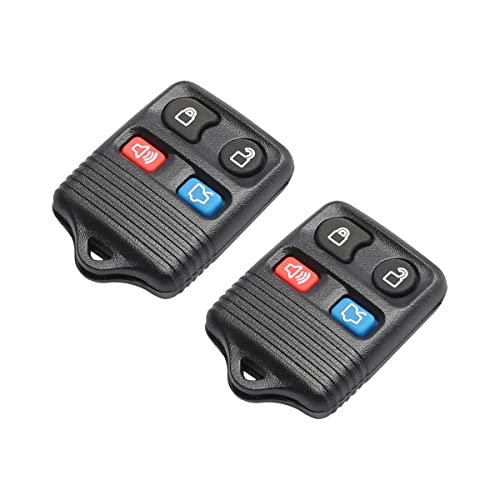 CENTAURUS Key Fob Case (Set of 2) Replace CWTWB1U212 CWTWB1U331 GQ43VT11T CWTWB1U345 Replacement for- keyless Entry Remote 4 Button(Just only Case)