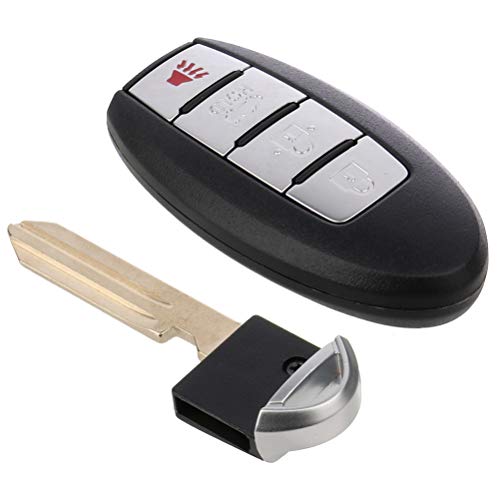 cciyu 1pc Uncut 4 Buttons Keyless Entry Remote Fob Replacement for 2013 2014 2015 2016 for Nissan Sentra Series with OE ADP12548401S CWTWB1U815