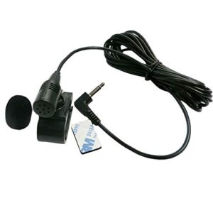 car stereo microphone external mic compatible for kenwood ddx-320bt ddx-372bt ddx-392 ddx-492 ddx-5902 ddx-6702s ddx-6703s ddx-672bh ddx-6902s ddx-6903s