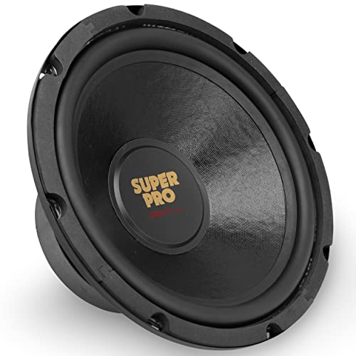 Pyramid 10 Inch Car Subwoofer Speaker - 500 Watt High Powered Car Audio Sound Component Speaker System w/ 2 Inch High-Temperature Kapton Voice Coil, 85.6 dB, 8 Ohm, 60 oz Magnet - Pyramid PW1048USX