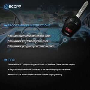 ECCPP Remote Key Fob replacement for Infiniti for FX35 FX45 QX4 for Nissan for Rogue for Xterra for Frontier for Murano for Quest for Titan for Armada for Sentra CWTWB1U751A 1788D-WB1U751A-2pcs