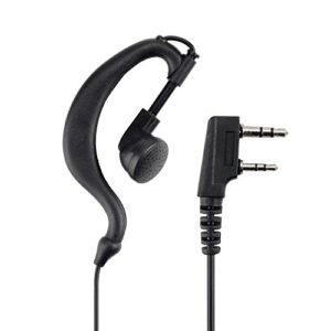 baofeng black ptt earpiece earphone headset mic for baofeng uv-5x 5r tyt ham two-way radio walkie talkie transceiver