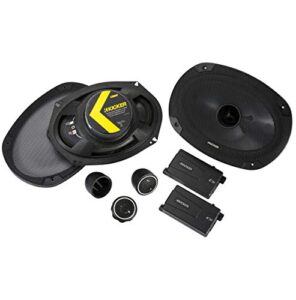kicker 46css694 cs-series css69 6×9-inch (160x230mm) component system with .75-inch tweeters, 4-ohm (pair)