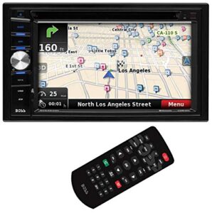 boss audio systems bv9384nv gps navigation – double din, bluetooth audio and calling, 6.2 inch lcd touchscreen, built-in microphone, mp3, cd, dvd, usb, sd, am/fm radio receiver