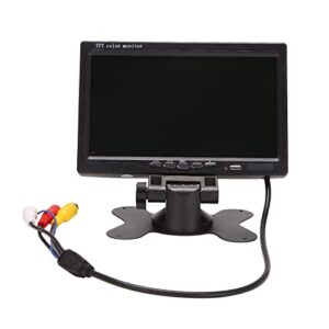jteyult 12v-24v 7 inch tft lcd color hd monitor for car cctv reverse rear camera automotive electronic accessories
