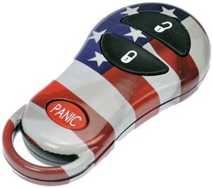 dorman 13628us keyless entry transmitter cover compatible with select chrysler / dodge / plymouth models, red; white; blue