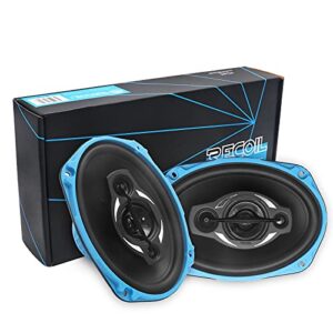 RECOIL RCX694 Echo Series 4-Way 6X9-Inch Car Audio Coaxial Speaker System, Sold in Pairs