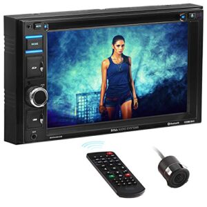 boss audio systems bvb9364rc car dvd player – double din, bluetooth audio and hands-free calling, 6.2 inch touchscreen lcd, mp3, cd, dvd, usb, sd, aux in, am/fm radio, rearview camera included