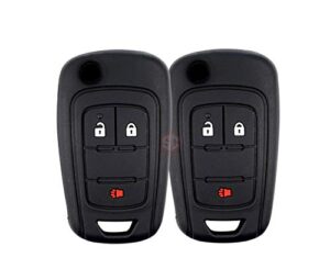 2x new key fob remote silicone cover fit/for select gm vehicles / oht01060512 etc